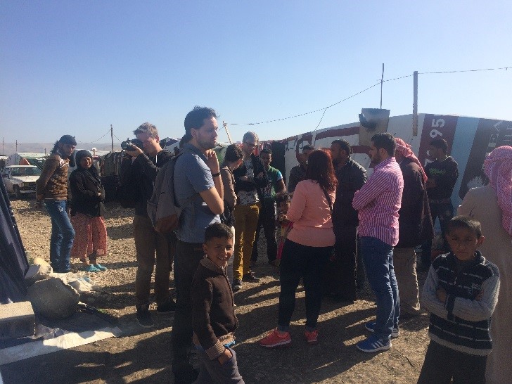 refugee camp in Bekaa, Lebanon